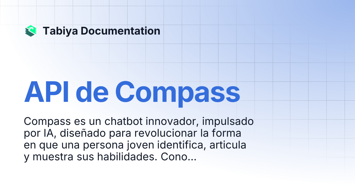 API de Compass | Tabiya Documentation